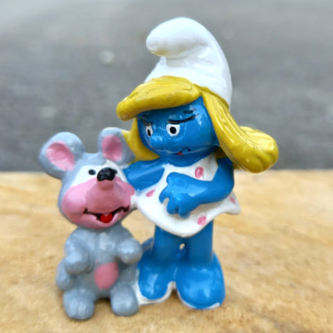 20410 Smurfette With Mouse (Schlumpfinchen Mit Maus)