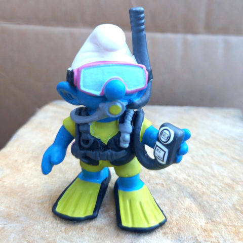 20466 Scuba Diver Smurf (Taucher Schlumpf)