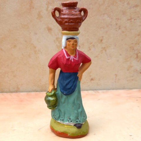 Woman Carrying Jars Fouque (Figurine made by Paul Fouque) #11