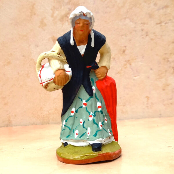 Old Woman with Umbrella (Figurine made by Paul Fouque) #15