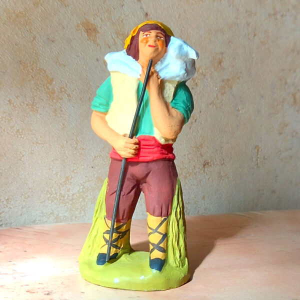 Shepherd (Hand-Painted Figurine made by Michel Gilli) #21