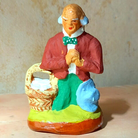 Man Kneeling in Prayer (Figurine made by Paul Fouque) #24