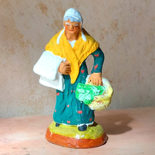 Woman Carrying Swaddling Clothes (Figurine made by Paul Fouque) #25