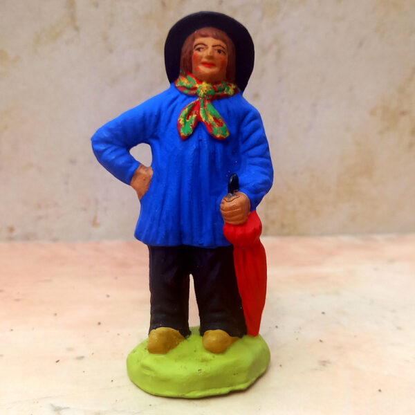 Man in Blue Peasant Shirt (Santons no Marking) #47