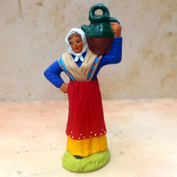 Woman Carrying Jar on Shoulder (Figurine made by Roger Jouve) #48