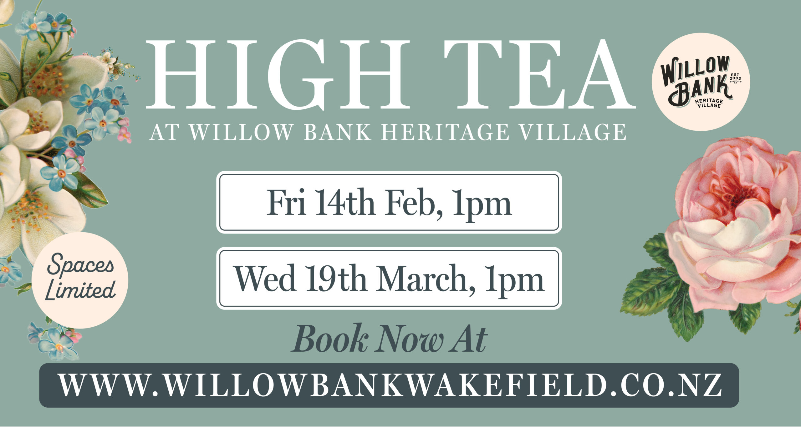 High Tea at Willow Bank