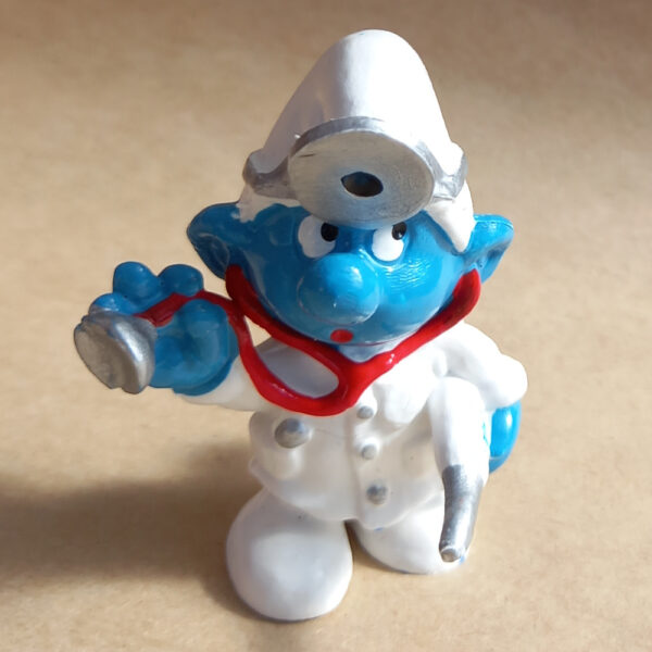 20037 Doctor Smurf with Blue Thermometer (Arzt Schlumpf) #3