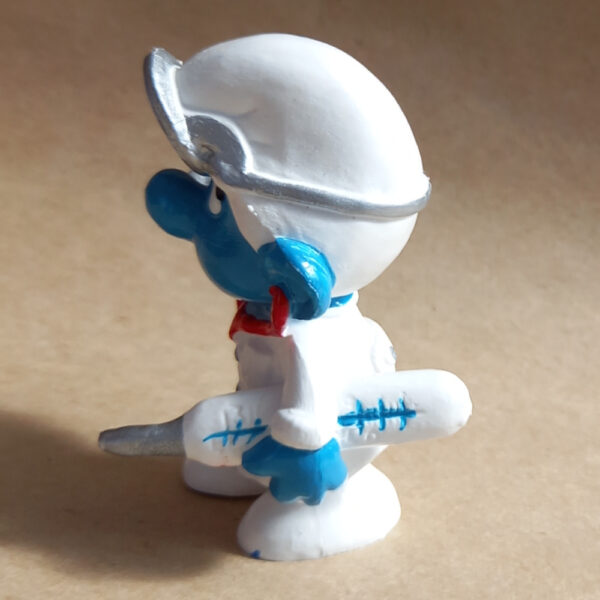 20037 Doctor Smurf with Blue Thermometer (Arzt Schlumpf) #3 - Image 2