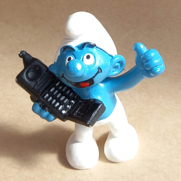 20438 Mobile Phone Smurf (Handyschlumpf)