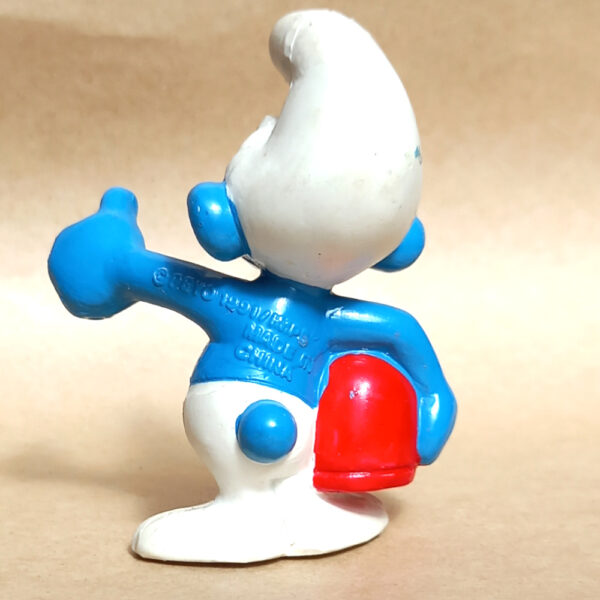 Smurf with Motorcycle Helmet (Schlumpf mit Motorradhelm) - Image 3