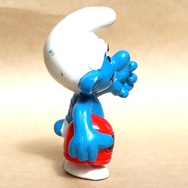 Smurf with Motorcycle Helmet (Schlumpf mit Motorradhelm) - Image 4